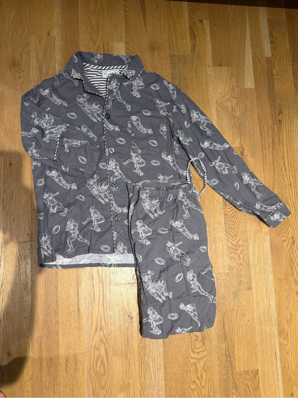 Men’s PJ Savage Football Print Pajama Set